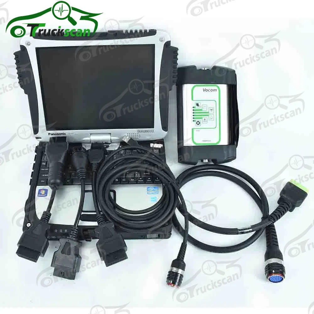 

Auto Scanner for VOCOM 88890300 VOCOM V2.8.150 Truck Excavator Construction Diagnostic Tool Cf19Laptop