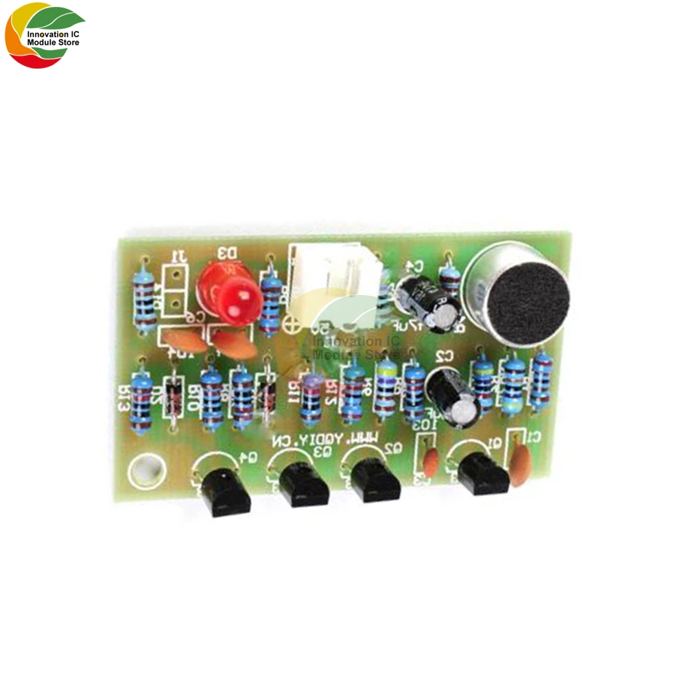 Ziqqucu Sound Sensing Control Switch Module Applause Voice Sound Activated 5v Led Switch Kit Circuit Electronics Pcb for Arduino