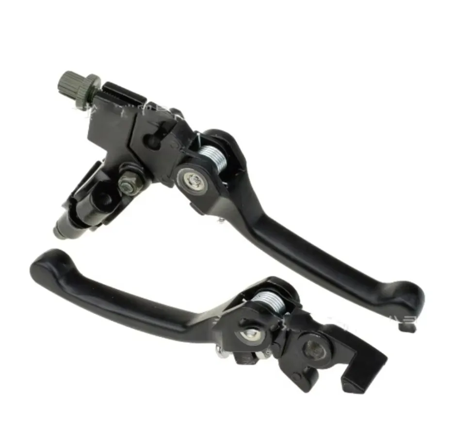 1SET ATV Off-Road Accessories Fit For KLX BBR CRF 110-140CC Folding Brake Handle Clutch Handle