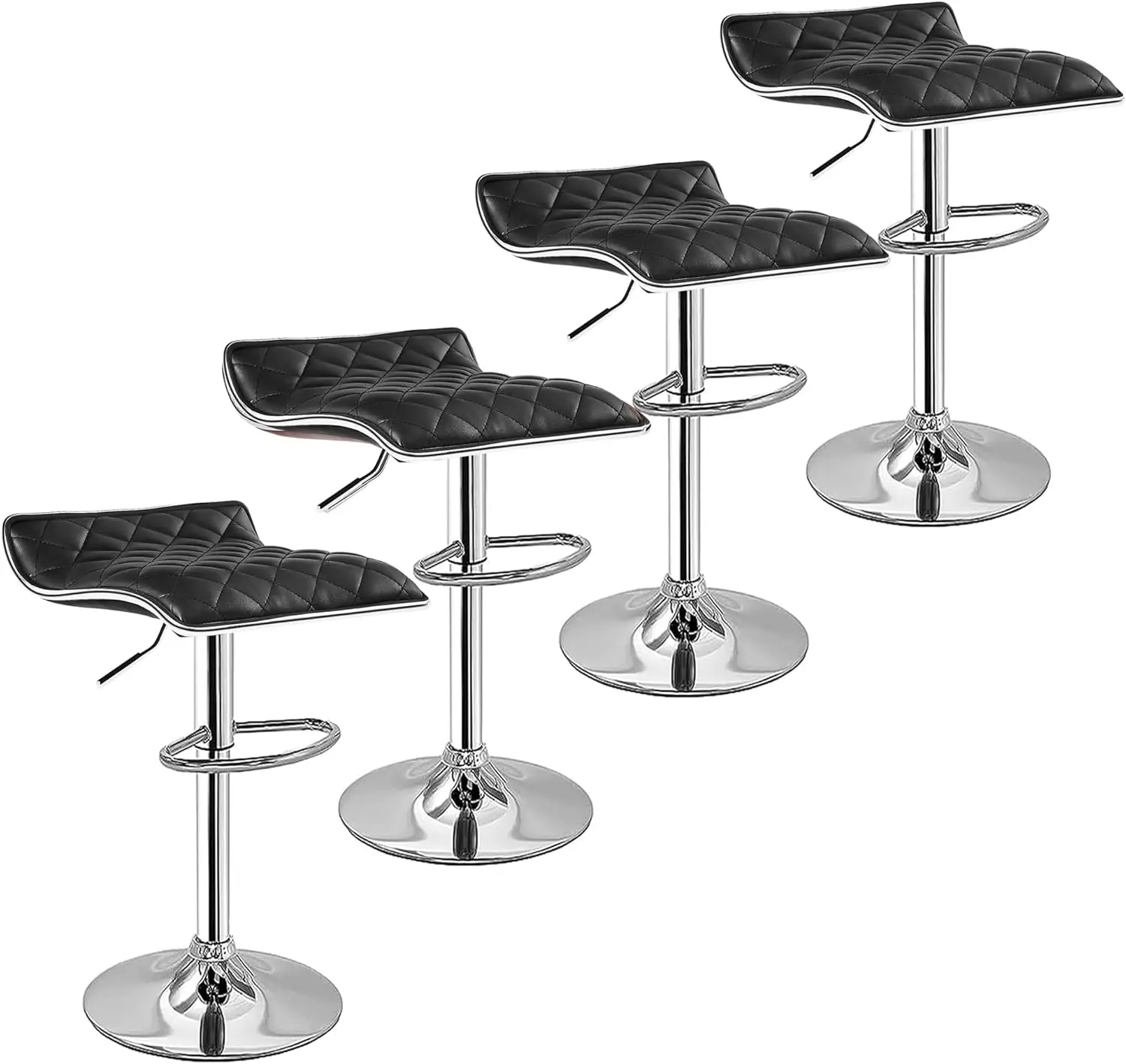 

Bar Stools Set Of 4, Adjustable Bar Stools, Bar Height Stools For Kitchen Counter