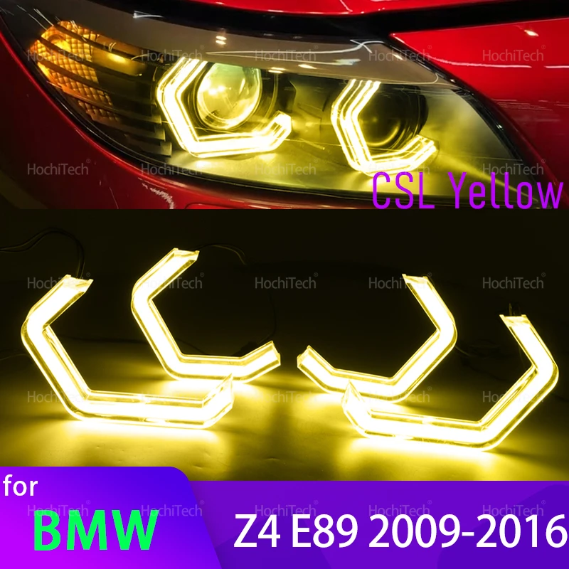

Lemon Yellow Color DRL M4 Style LED Angel Eyes Kit Ring White Lamps for BMW Z4 E89 sDrive18i 20i 23i 28i 30i 35i 2009-2016