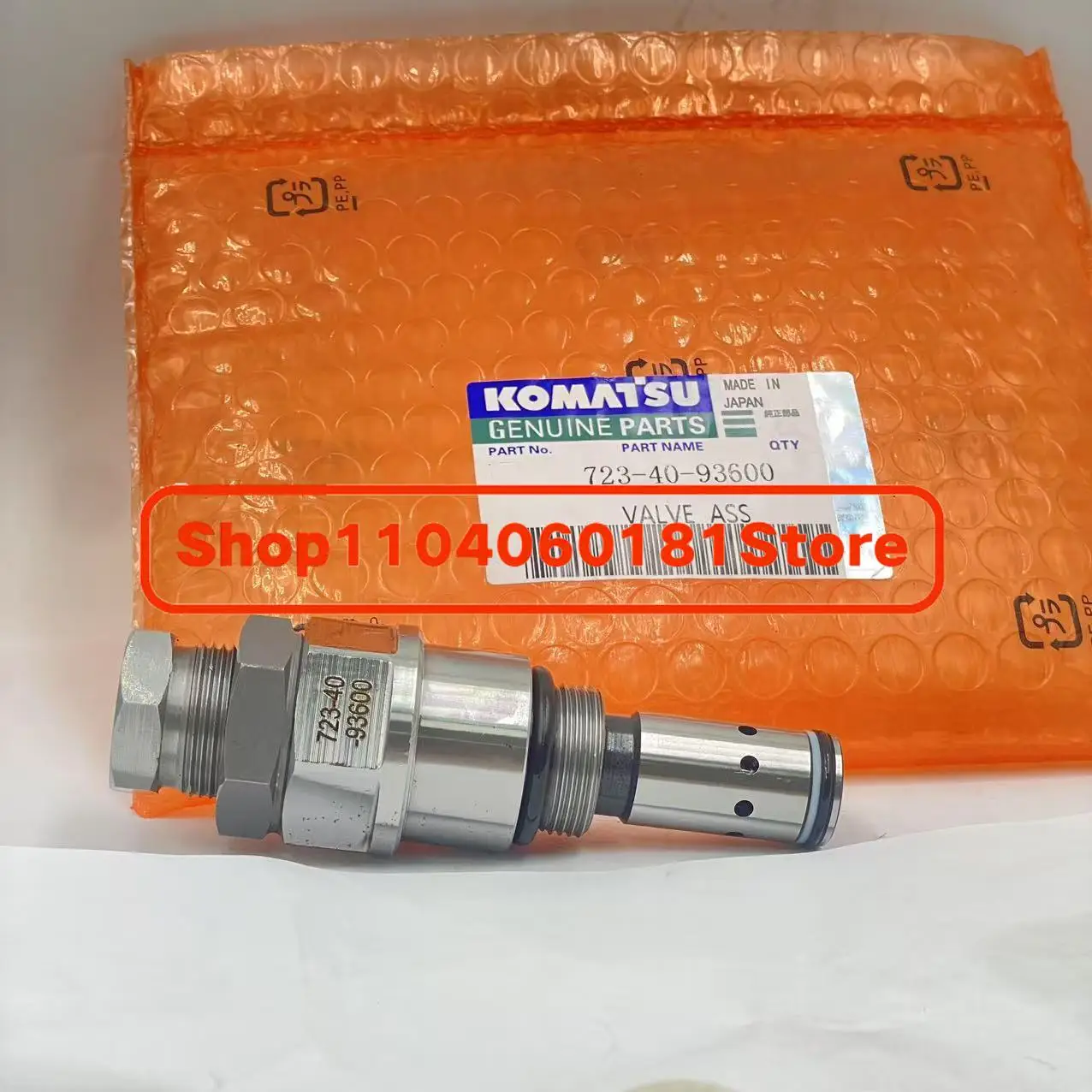 Válvula de alívio 723-40-93600 723-40-92103 para PC200-8 PC300-7 PC350-7 PC340LC-7K 723-40-92203 723-40-92403