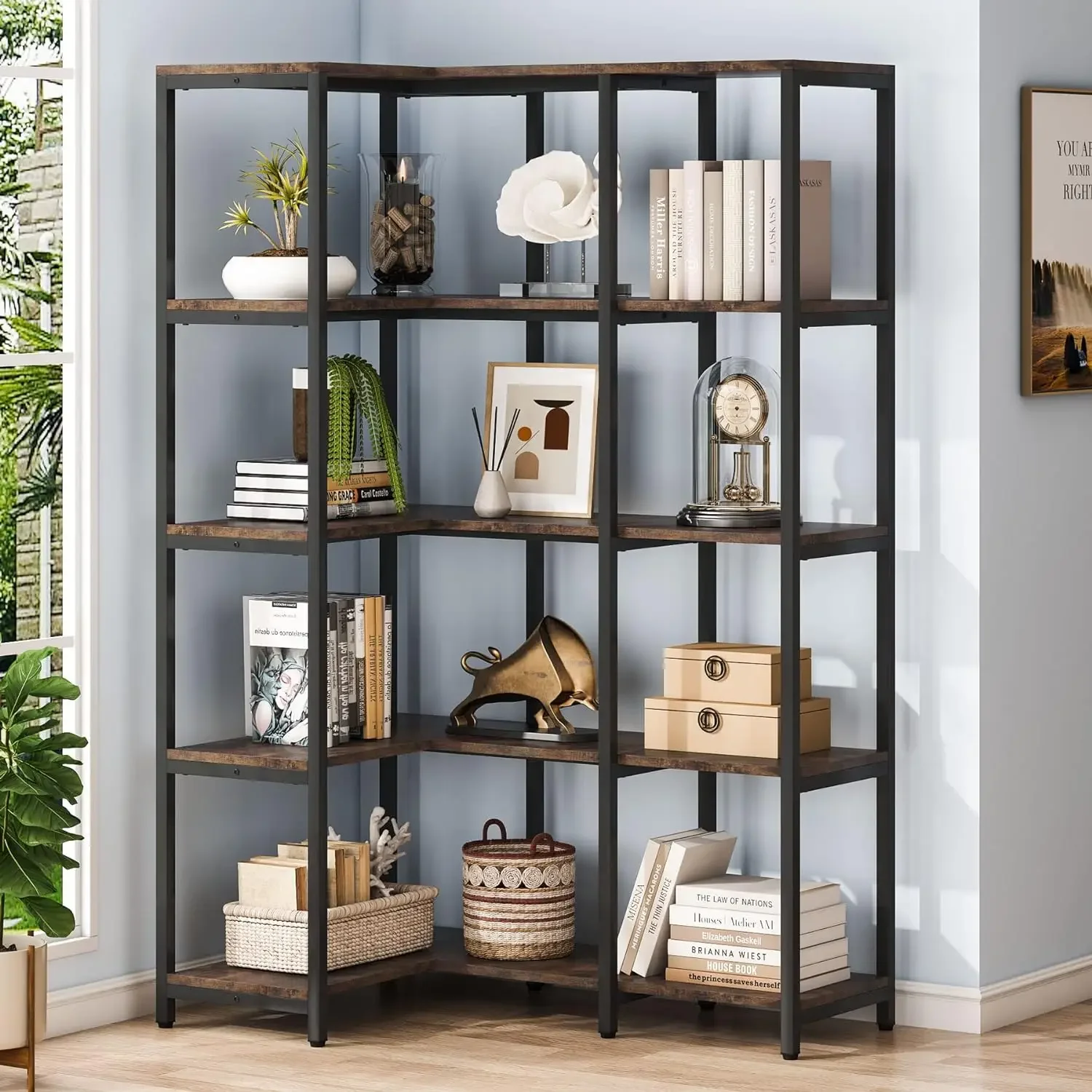 5Shelf Corner Bookshelf, 67