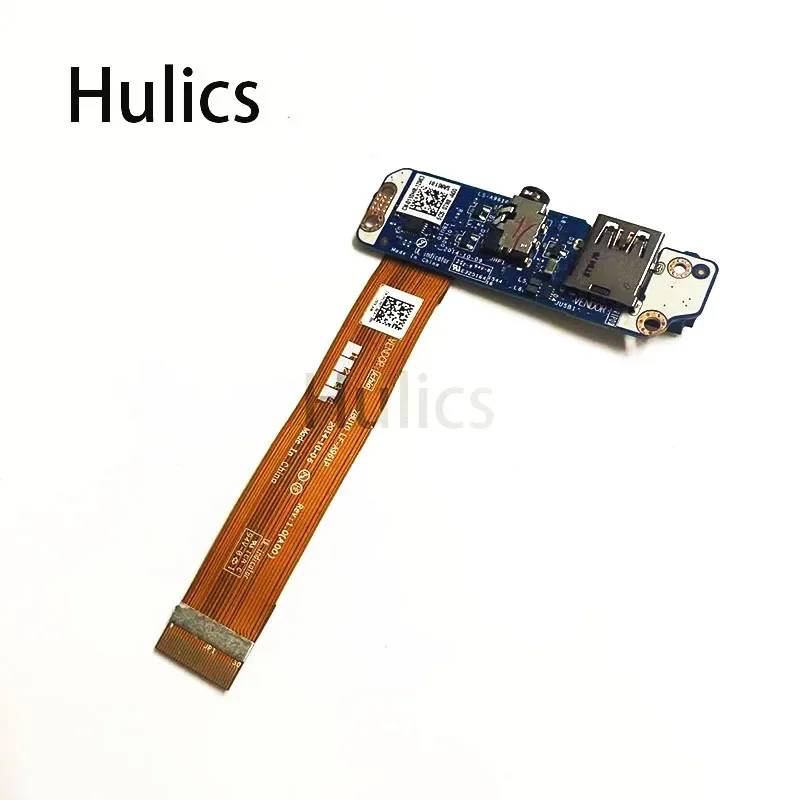 Hulics Used Power Audio Jack Board For DELL Latitude E7450 E7250 USB  With Cable Replacement CN-0110HR ZBU10 LS-A961P