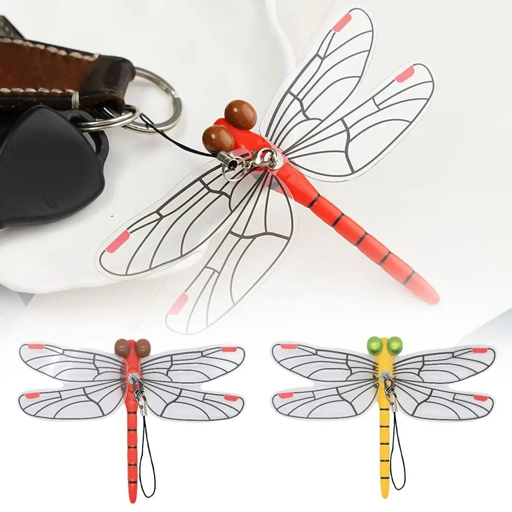 Simulation Dragonfly Insect Model Mosquito Repellent Outdoor Home Hanging Ornaments Garden Ornaments P3M8