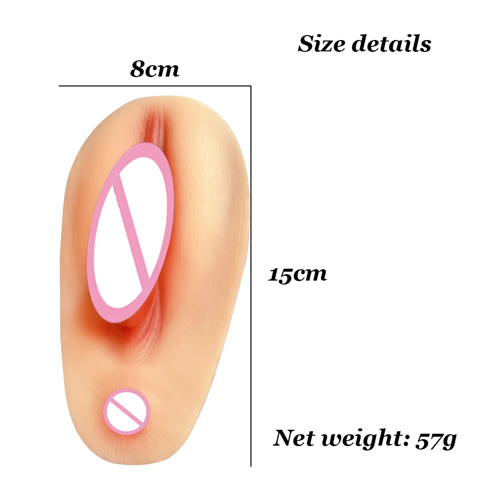 Tgirl Fake Vagina Pad Cosplay Silicone Fake Vagina Pad Four Styles for Transgender Drag Queen Crossdresser