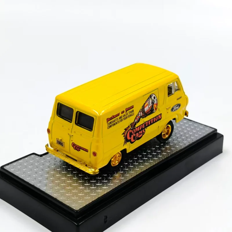 M2 escala 1:64 1964 Econoline Gasser coche de simulación de aleación modelo colección estática decorado regalos de vacaciones juguetes regalo de recuerdo