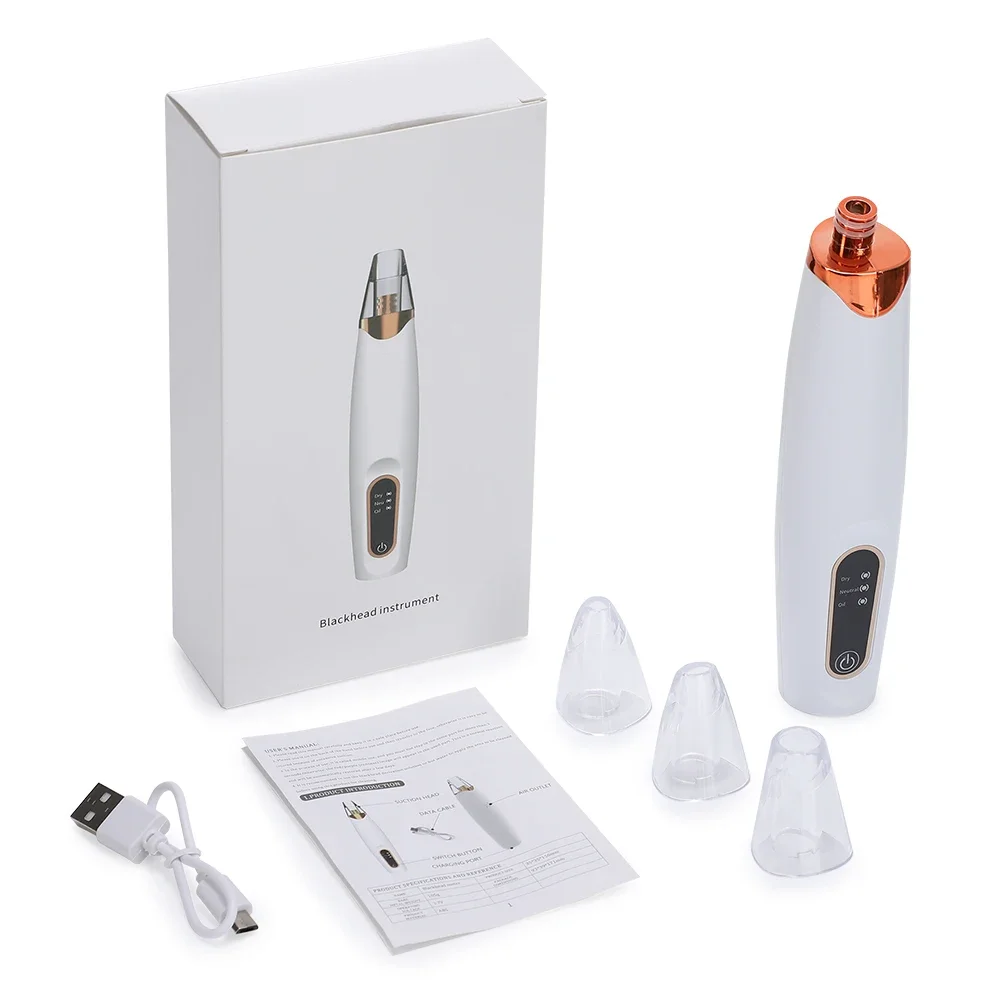 الكهربائية البثرة فراغ مزيل فراغ الوجه المسام الأنظف حب الشباب النازع أداة الأنف الأنظف البثرة شفط أداة قابلة للشحن