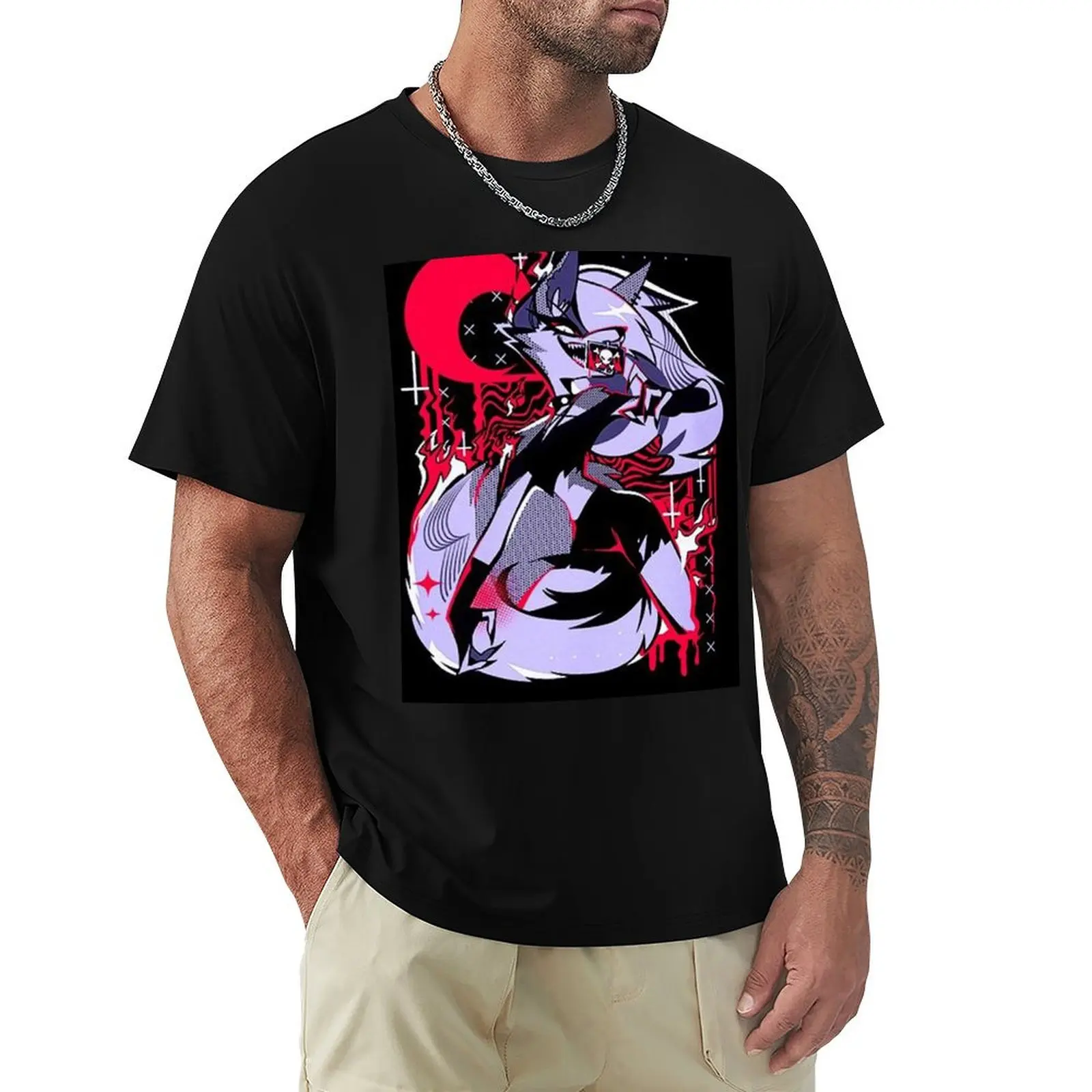 

Helluva Boss Loona T-Shirt anime stuff sports fans summer tops sublime mens designer t shirt