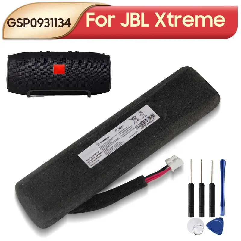 New Replacement Battery GSP0931134 For JBL Xtreme Bluetooth Audio Outdoor Speaker Battery 5000mAh with Tools