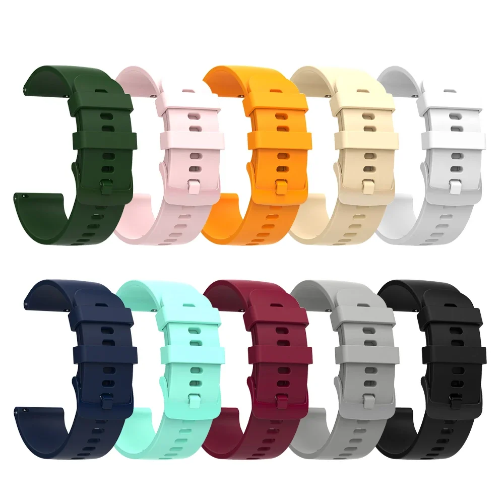 Replacement Watch Strap For COLMI P71 20mm 22mm Silicone Bracelet For COLMI M42/C81/C60/C61/P68/P73/V70/V68/P81 Band Accessories