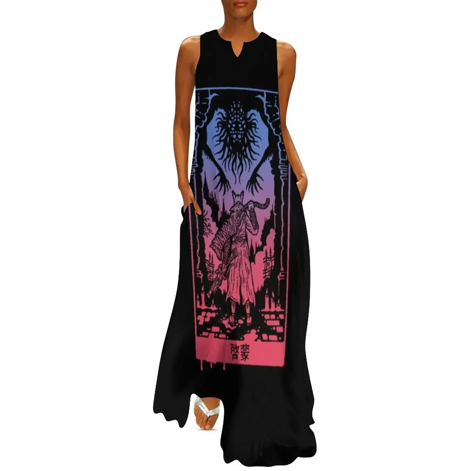 

ENLIGHTENMENT Long Dress Dresses gala luxury woman party dress Women's summer long dress