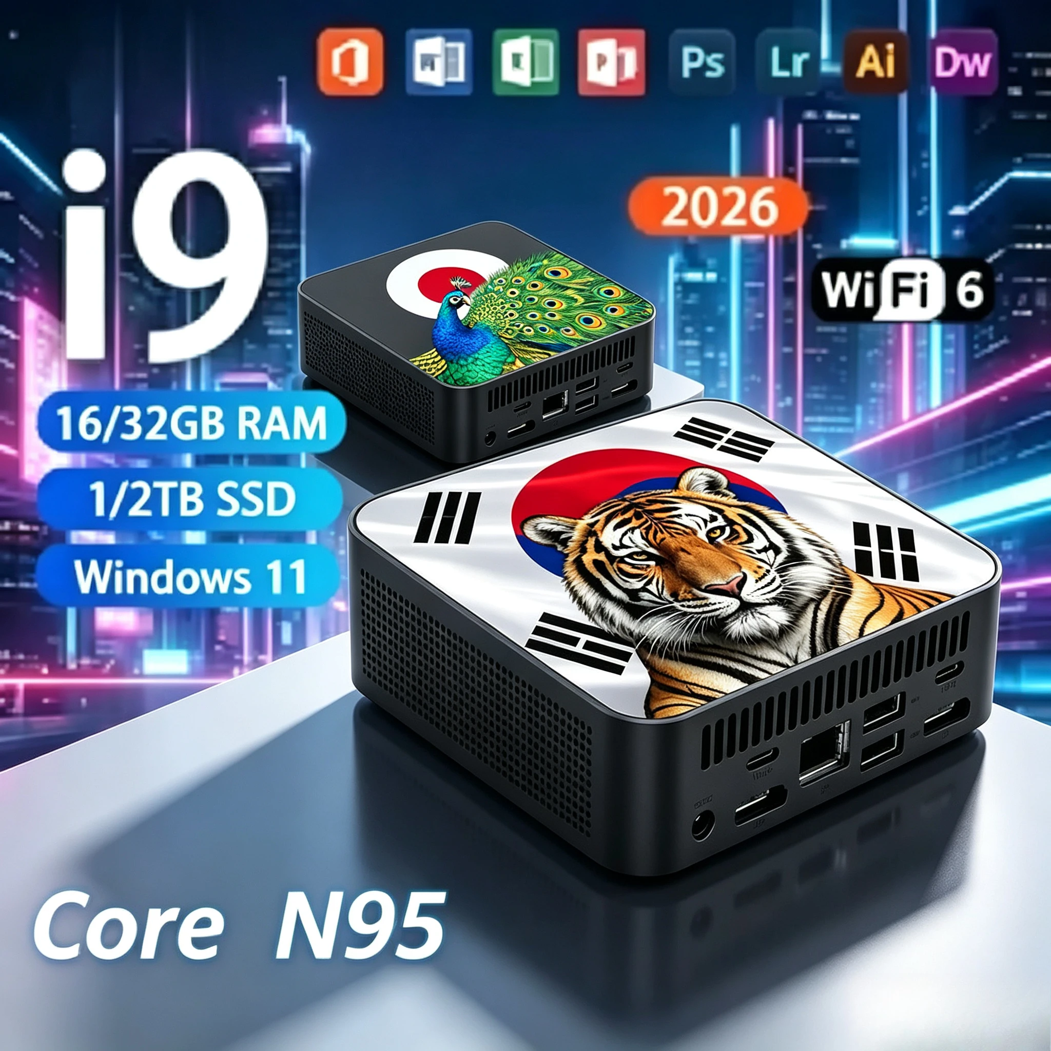 Home Office Pro - Ultra Fast Intel Core N95 Mini
