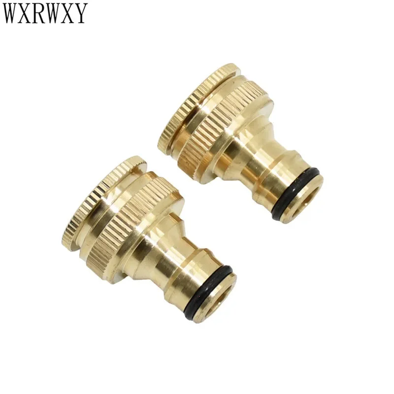 Brass Quick Connect Fitting for Garden Hose 3/4 Inch Female Thread Compatible with Faucets and Water Guns High-Pressure Rated Up