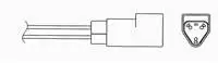 23 for oxygen sensor ESCORT ESCORT V (AAL, ABL) RS 9195 SIERRA II (GBG, GBG, GB4) 16V