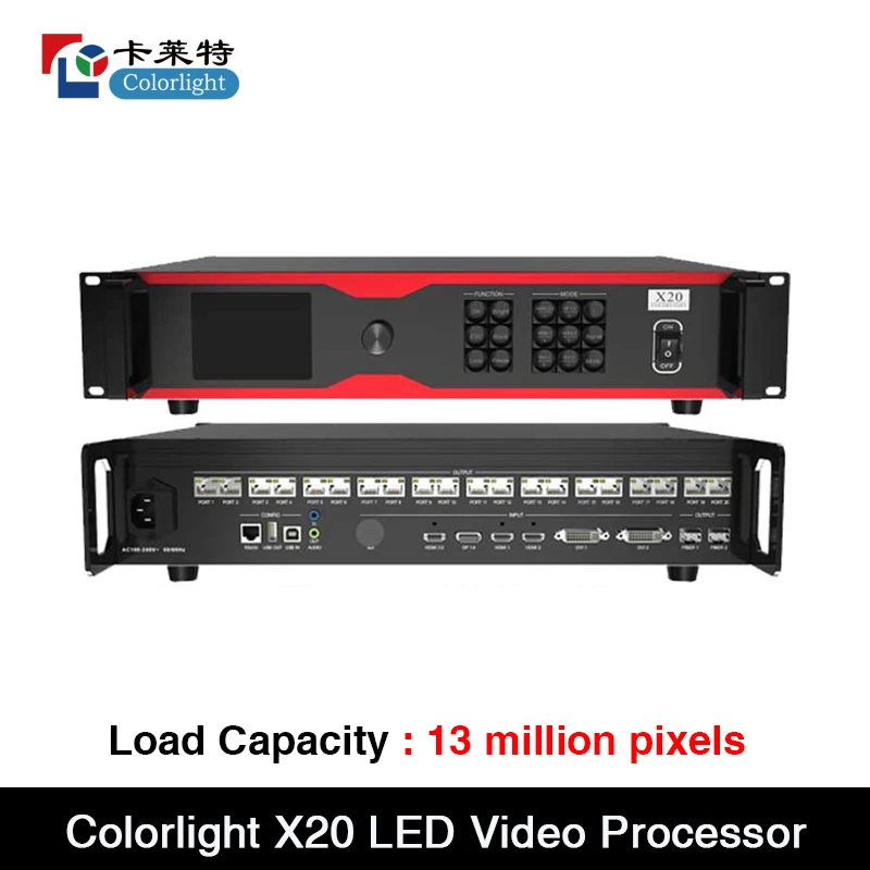 

Colorlight X20 LED Video processor 13 Million Pixels Capacity Support HDMI and DVI , DP Supports 4K