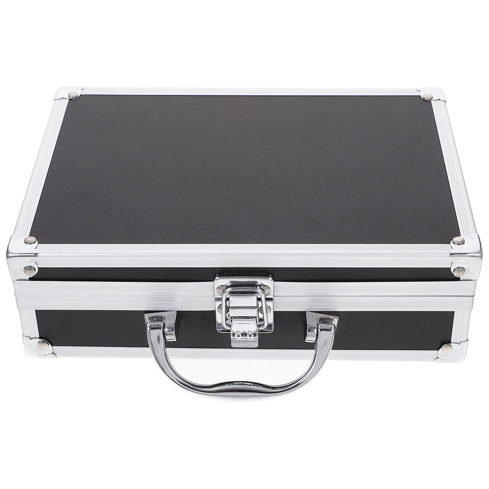 

Metal Briefcase Aluminum Carrying Case Durable Instrument Storage Box with Handle Hard Case for Tools and Equipment