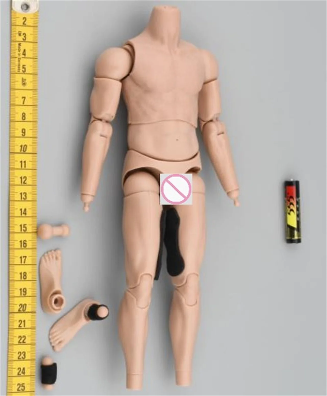 

DAM 78103S 1/6 Scale body feet for 12'' Male Soldier Russian MVD model toy 1:6 Model For 12Model For 12inch Action Body