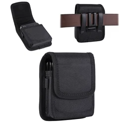 Flip Phone Pouch Bag Waist Holster Case with Belt Clip Cover for Samsung Z Flip 6 5 4 3 2,Motorola Razr/50/40 Ultra
