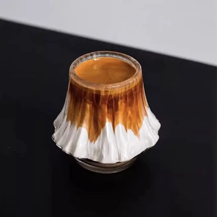 Flame Volcano Cup Dirty American Dirty Coffee Cup Japanese Mount Fuji Wine  Whiskey  Internet celebrity explosion
