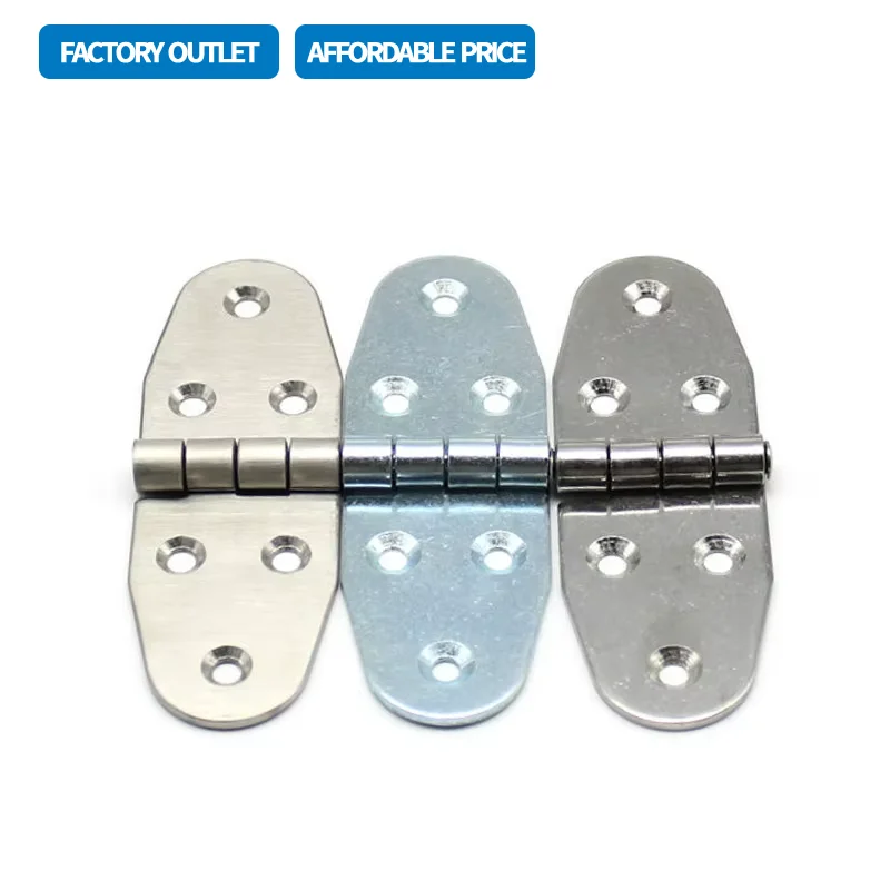 (Multiple Packs) Circular Silent Hinge Folding Flat Plate With Load-Bearing Capacity For Industrial Cabinet Accessories
