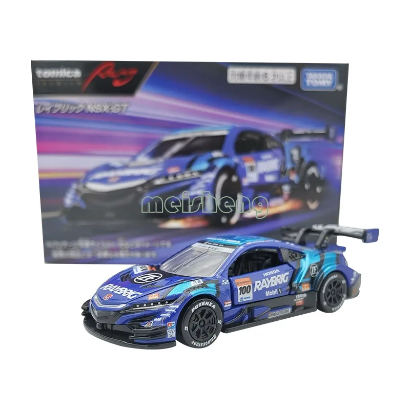 TAKARA TOMY TOMICA Unlimited Racing series Honda NSX-GT No. 99 Diecast alloy model Toys Collection Display children's toys.