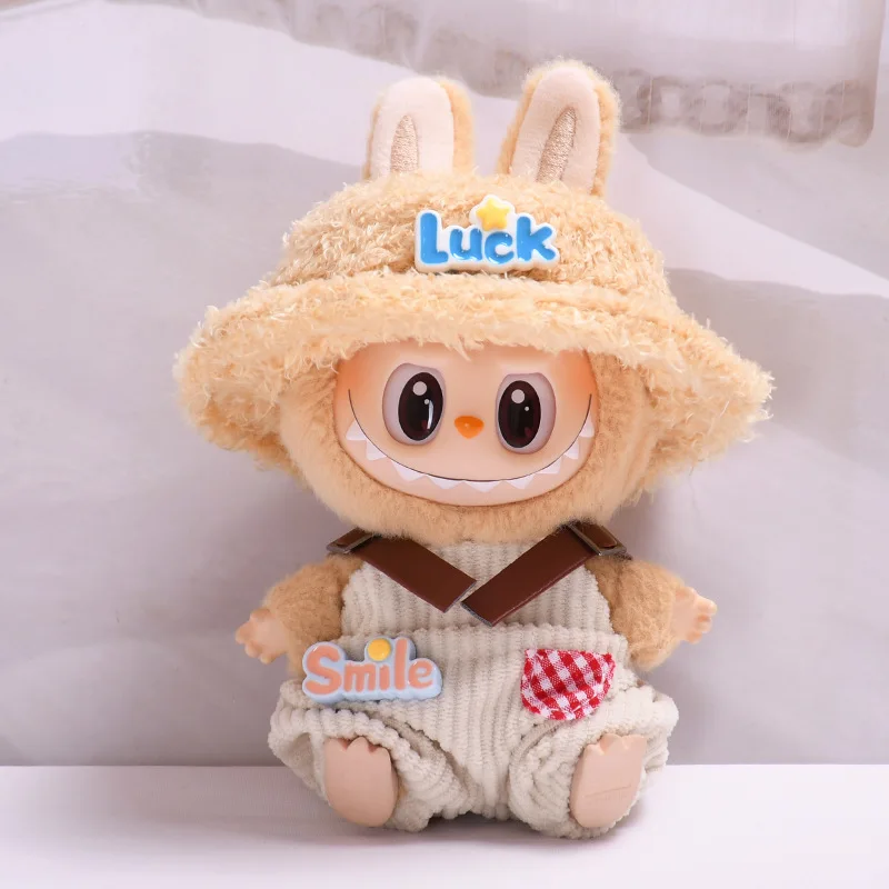 Urocze Mini Pluszowe Spodnie z Napiętką dla Lalek 17cm Labubu I II Idol Dolls, Ubranka na Imprezę, Akcesoria dla Koreańskich Kpop Exo