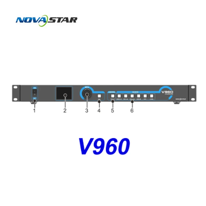 Novastar LED معالج فيديو ، وحدة تحكم الكل في واحد ، أفضل سعر ، v990