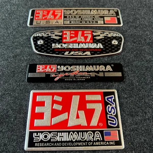 Alüminyum alaşımlı Egzoz borusu çıkartması, Aksesuar motosiklet, çıkartma, ısıya dayanıklı, toz geçirmez, su, SCOTT 6 Büyük satış ve 6 numaradan kaçmak için çıkartmalar