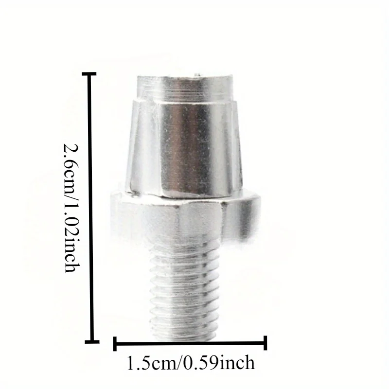2pcs Mountain road dead fly folding bicycle brake lever adjustment screw M7 adjustment nut aluminum alloy accessories