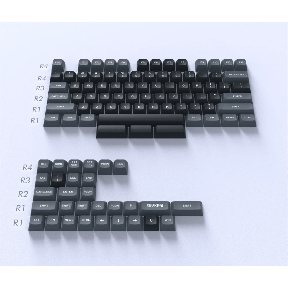 

SIKAKEYB PBT DOUBLESHOT KEYCAPS OEM RGB BACKLIGHT 61/64/68/84 KEYS MECHANICAL KEYBOARD