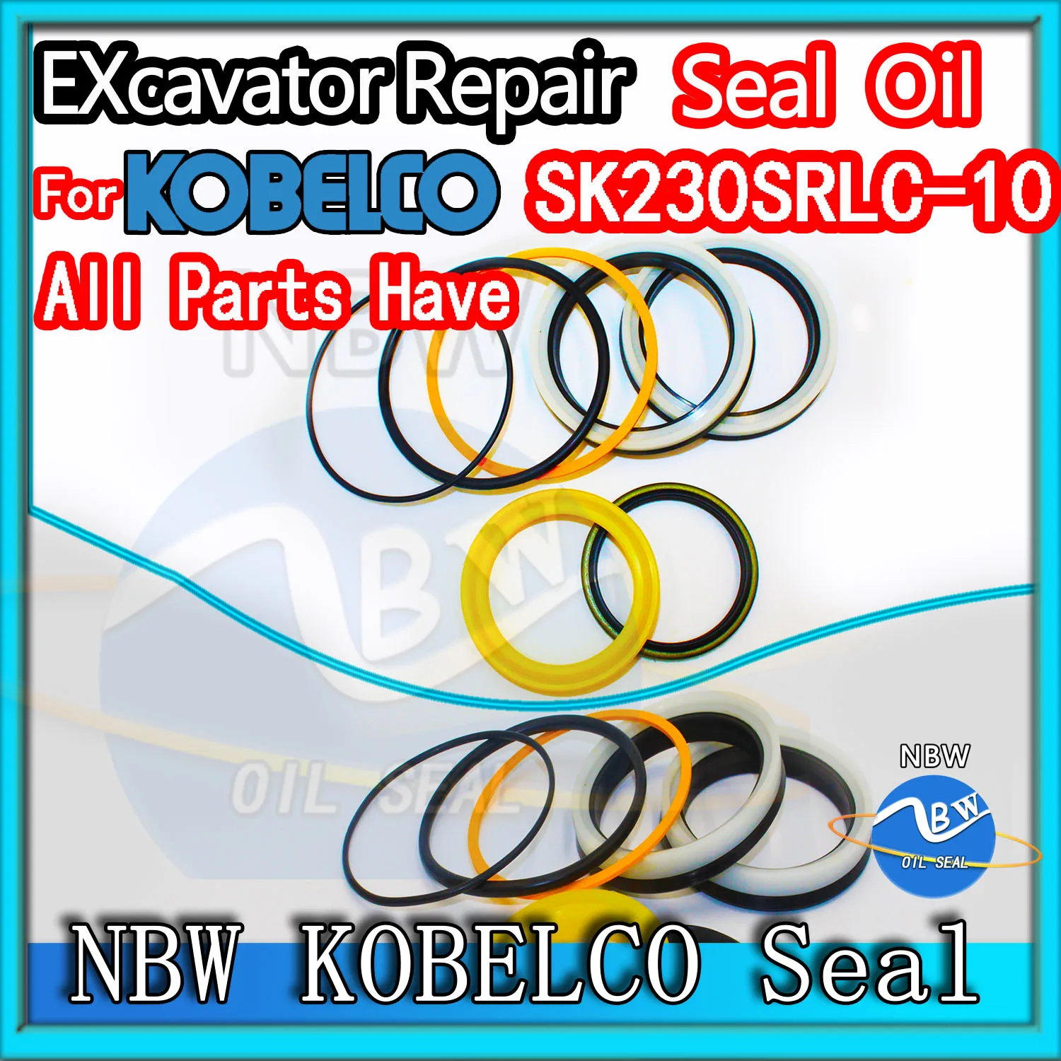 

For KOBELCO SK230SRLC-10 Excavator Oil Seal Kit High Quality Repair SK230SRLC 10 Skf Service Orginal Quality Track Spovel Hammer