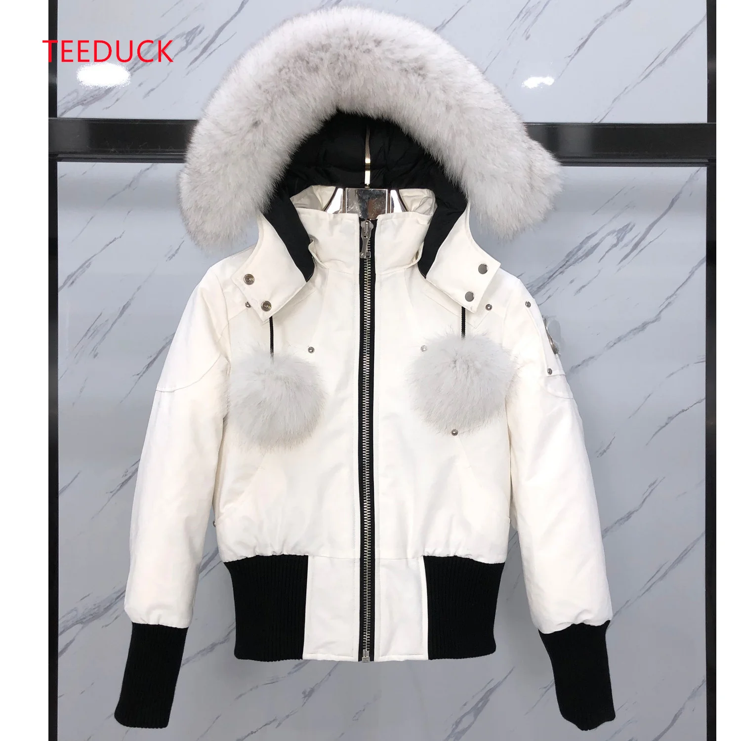 03 Canadian Down Jacket Women\'s Short Coat Parka Expedition White Goose Down Snowcoat Lady Top Brand Jacket Coat