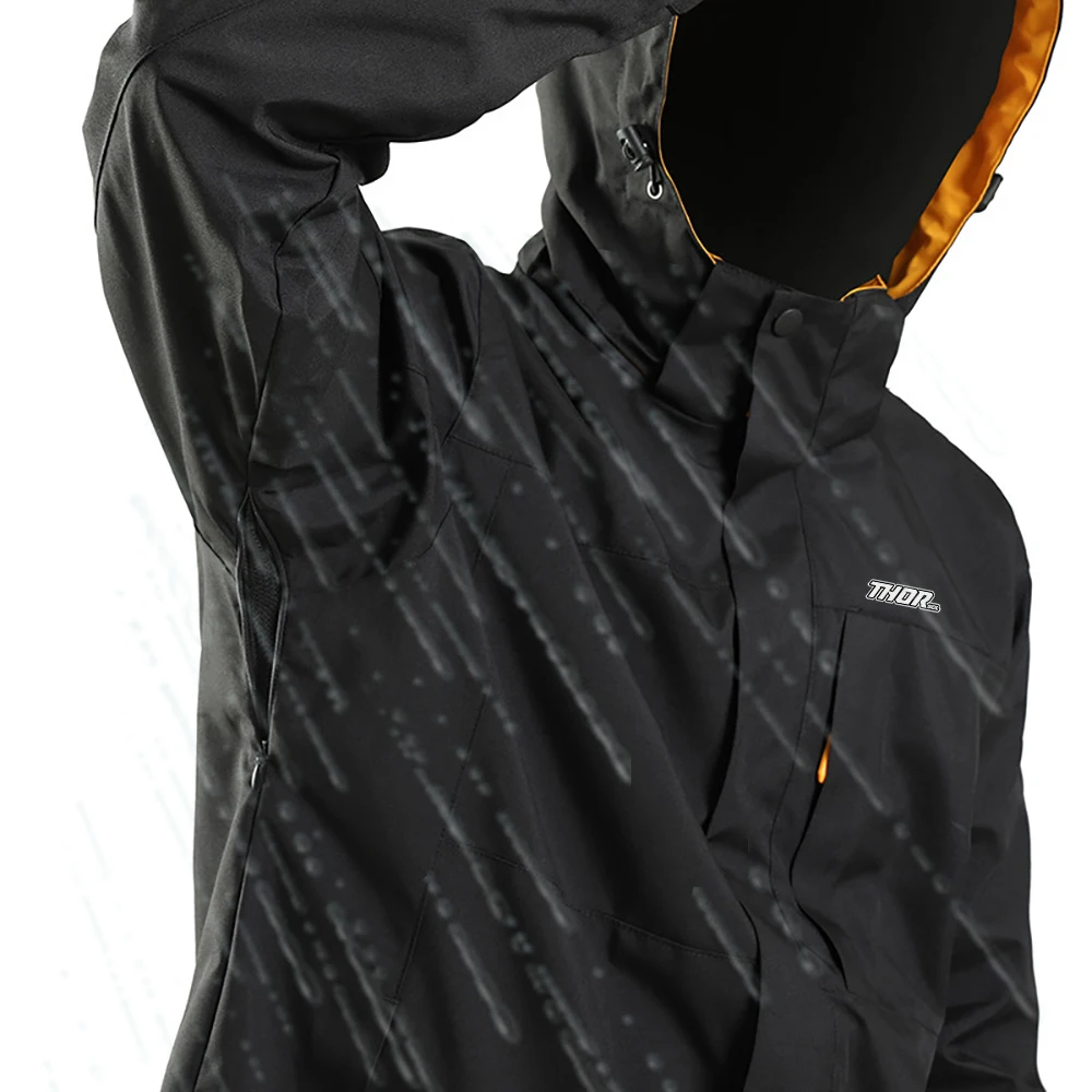 

THORSOL Men Outdoor Cycling Mtb Jacket Mountain Bike Windproof Motorcycle Bicycle Windbreaker Hiking Coat Chaqueta Ropa Deporte