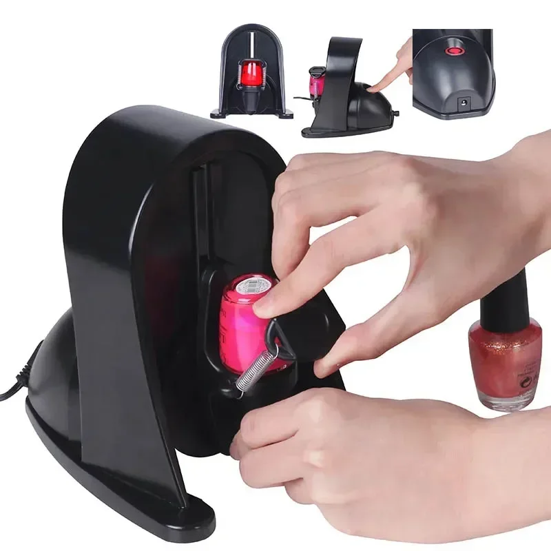 2026/360 Degree Professional Gel Nail Polish Shaker Varnish Bottle Shaking Machine Evenly Tools Model Paints Nail Lacquer Shaker