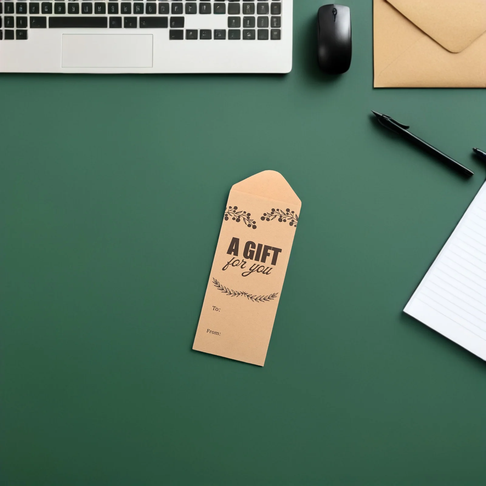 

Small Kraft Paper Envelopes 90x120mm Mini Brown Self Adhesive Clasp Envelopes for Notes Receipts DIY Scrapbooking Kits