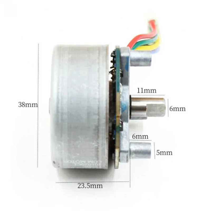 38MM external rotor BL3825 brushless motor DC12V BLDCM Rare earth strong magnetic ball bearing high torque PWM speed regulation