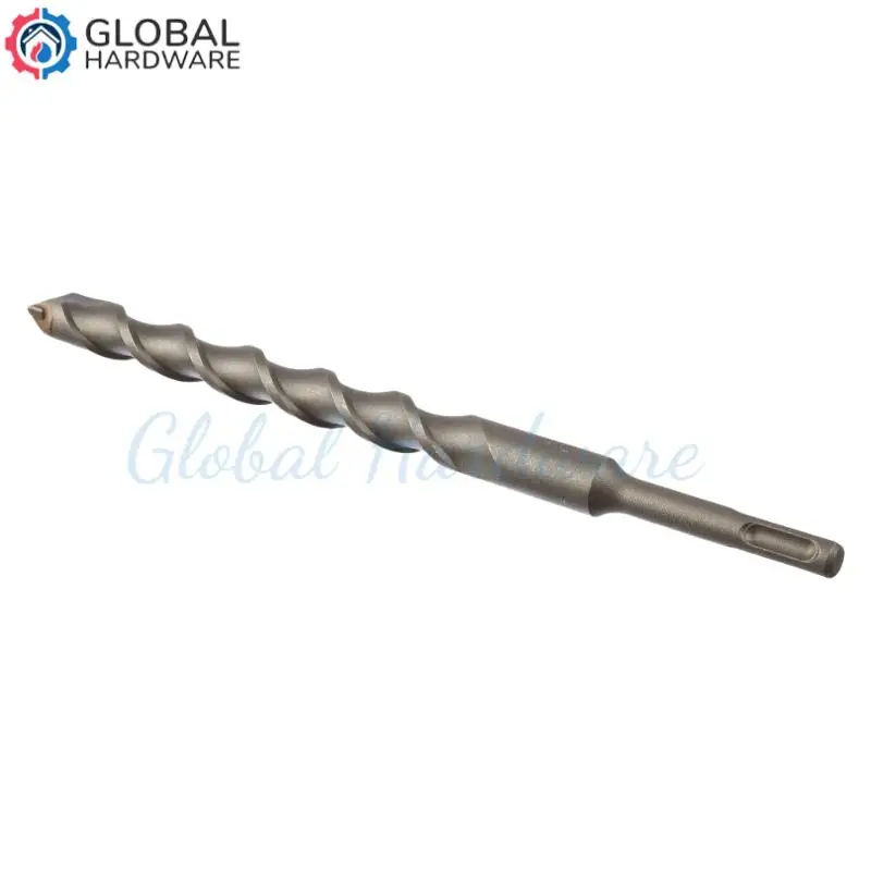 1 шт., 18 мм, электрическое ударное сверло с круглой головкой, 260 мм, сверление по бетону, две ямы и две канавки для сверления стен, прочный