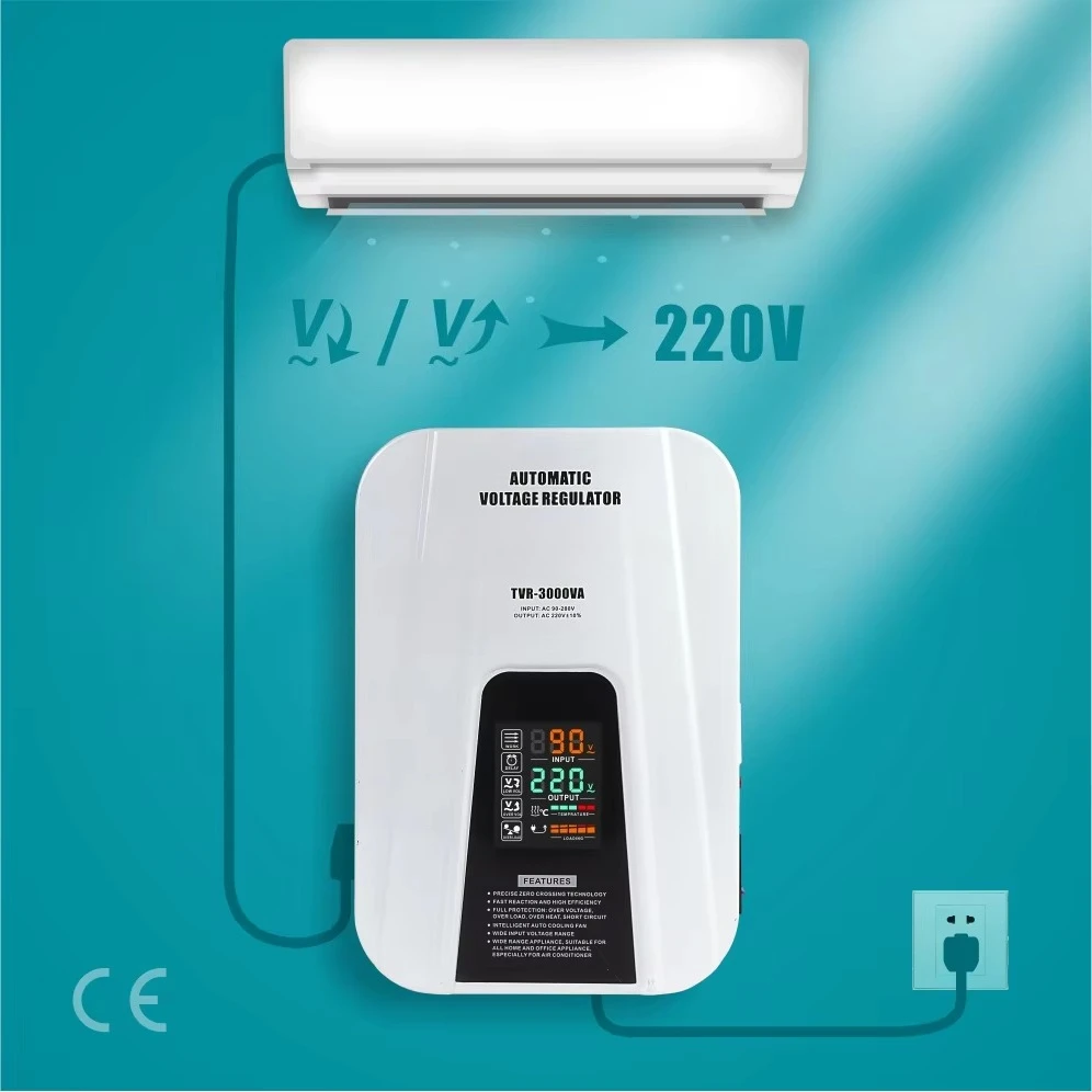 

Power Wall Mount air Conditioner Voltage Stabilizers 220v Ac Automatic Voltage Regulators/stabilizers Avr 3000va