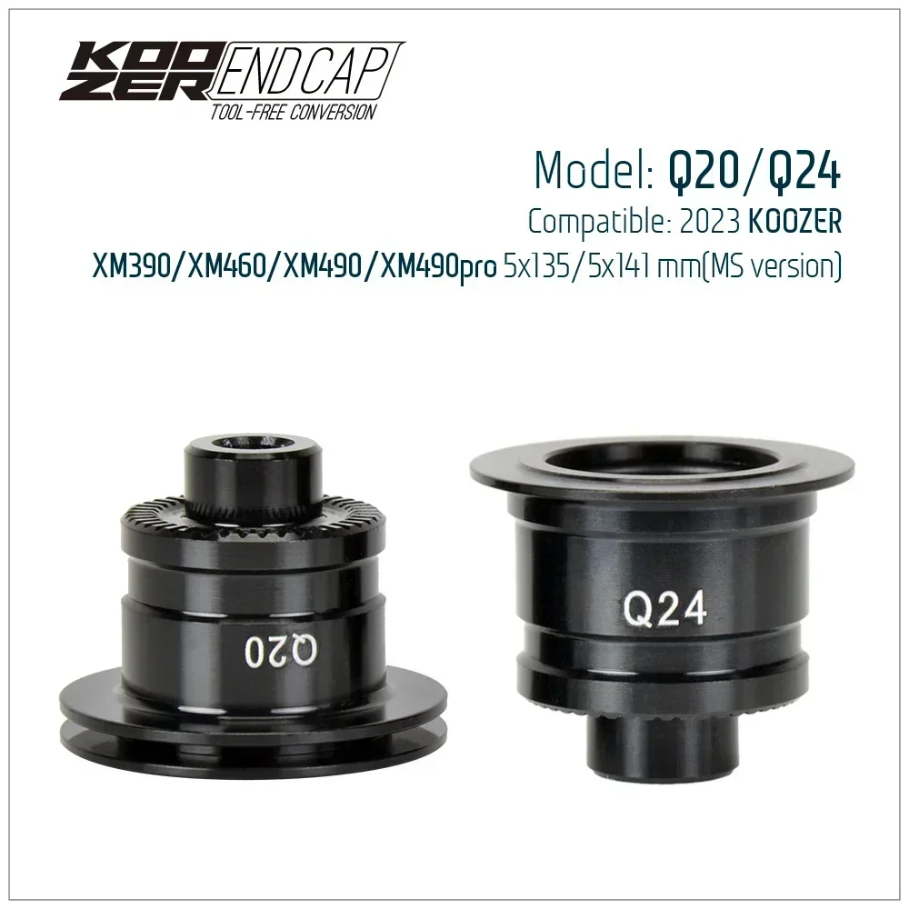 Koozer XM490/460/450 Naben-Endkappen-Adapter: Für 5x100 - 110 * 148, Fahrradzubehör – Detail 17