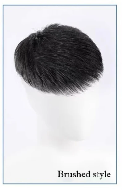 Lightweight Breathable Human Hair Toupee for Men
