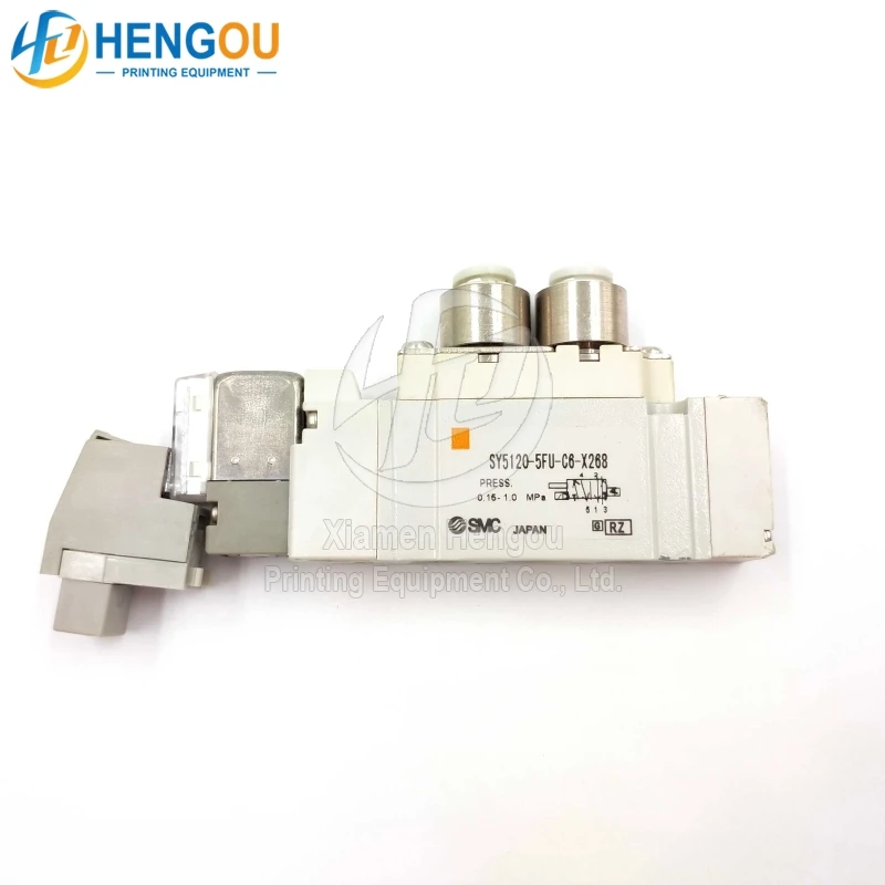 

SY5120-5FU-C6-X268 Original New SMC Solenoid Valve for R700 Printing Machine