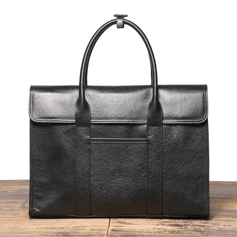 

Genuine Leather Business Bag Cowhide Wearing Trolley Case Business Briefcase Large Capacity Laptop Case