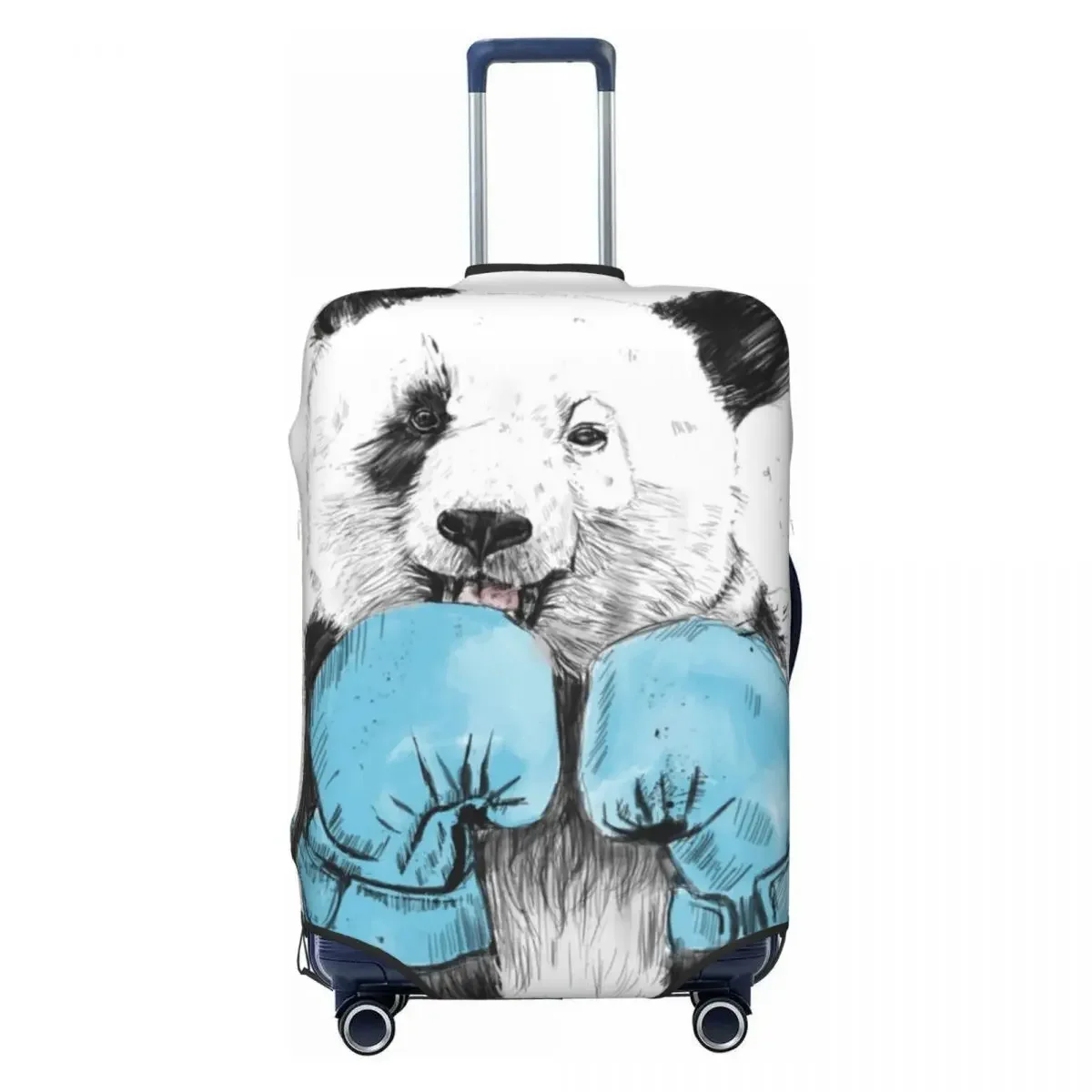 Panda Boxing Suitcase Cover the Winner Practical Cruise Trip Protector Luggage Supplies Vacation