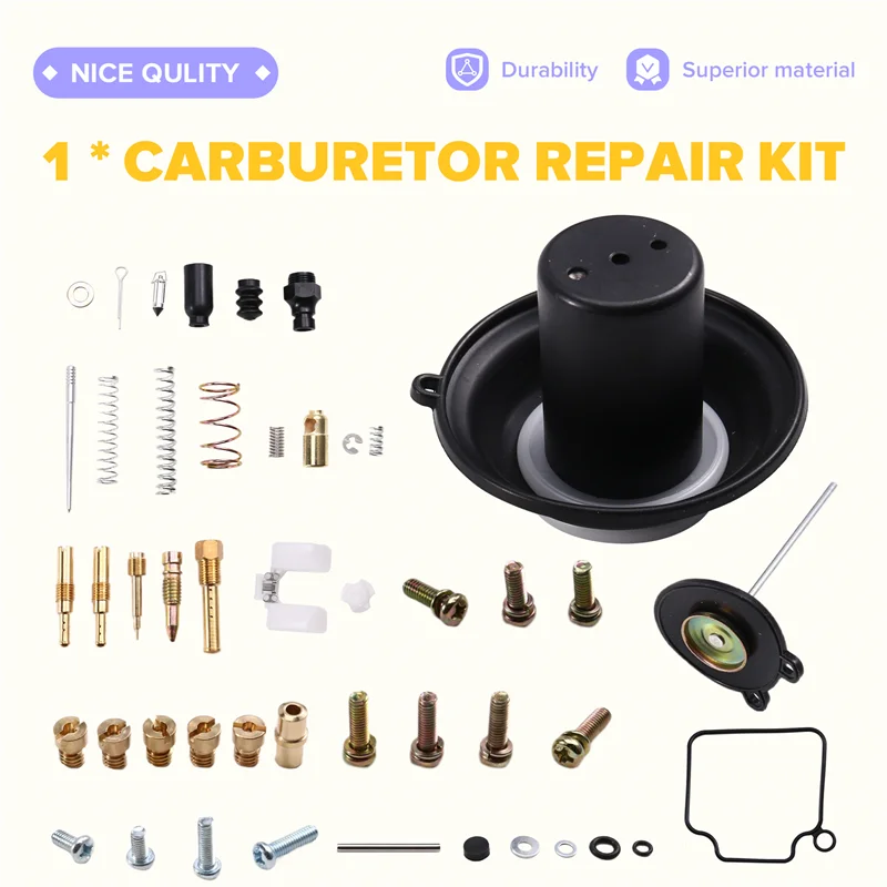 

Carburetor Repair Kit For Honda Rebel 250/CMX 250/CA250 1985 - 2016 Single Carburetor Version With Plunger Assembly