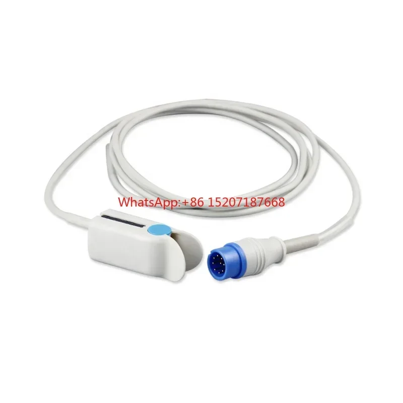 

Spo2 Sensor Cable for Adult Medical Consumables 9Pin Adult Finger Clip Spo2 Sensor Patient Cable For BIOLIGHT A8