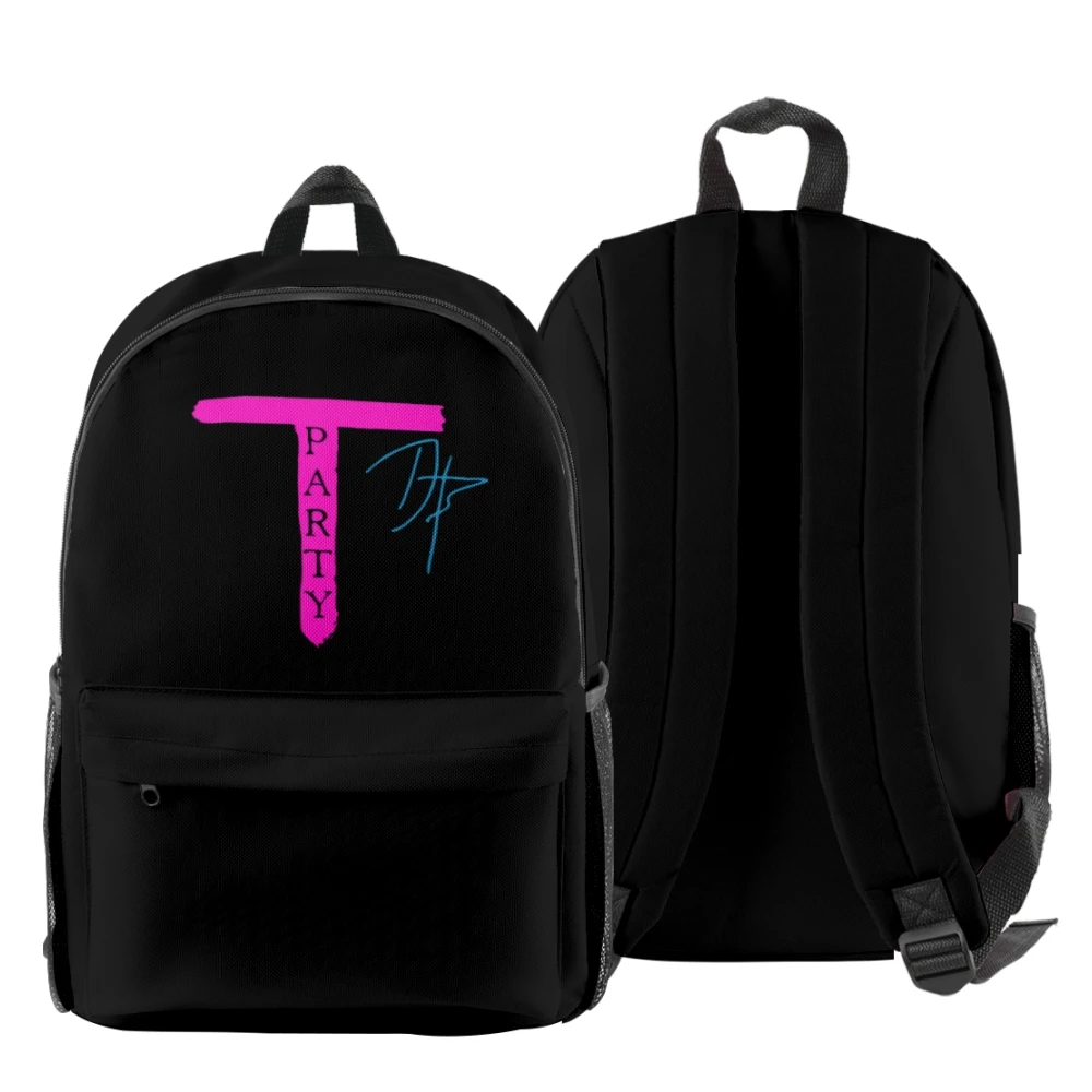 Daz Games T-party Backpack Women Men Shoulders Bag Casual Streetwear Daypack Unisex Travel Bags