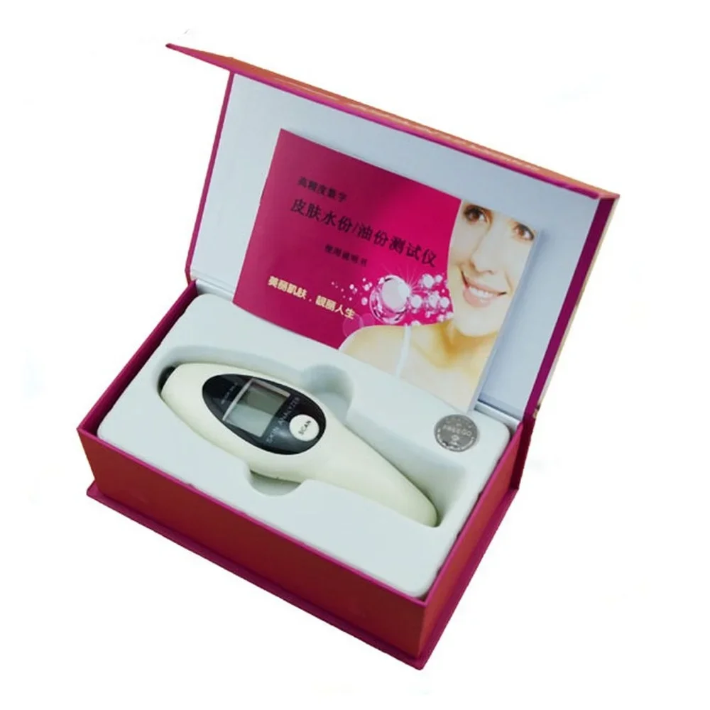 Precision Skin Analyzer Digital LCD Display Facial Body Skin Moisture Oil Tester Meter Analysis Face Care Tool