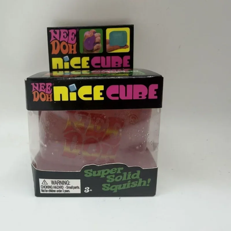 New NEEDOH Maltose Glow in The Dark Ice Cube Squishy Fidget Toy Squishy Cube Anti-Anxiety Squeeze Toy for Focus ADHD Population - view 6