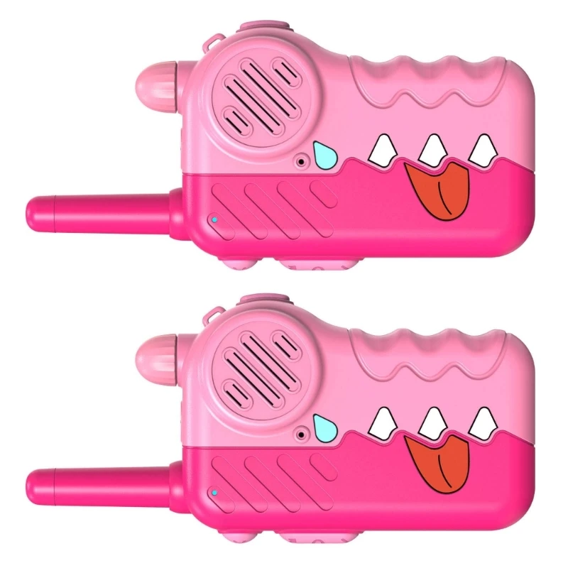 Dispositivo comunicación para niños, Walkie Talkie juguete para acampar, fácil usar con rangos largos, promueve e
